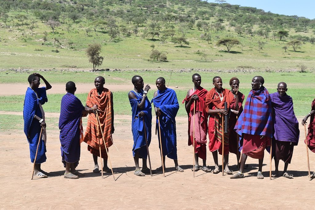 Inside a Maasai village